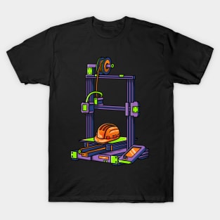 3D Printer #4 Made By Engineer T-Shirt